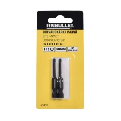 FINBULLET KONEKÄRKI ISKEVÄ T15X50 MM 2 KPL