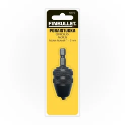FINBULLET PORAISTUKKA 1/4" KARA