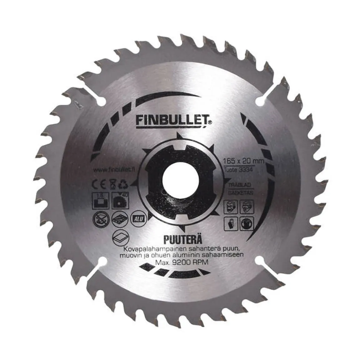 FINBULLET PYÖRÖSAHANTERÄ 184X30X2,2 MM 24T