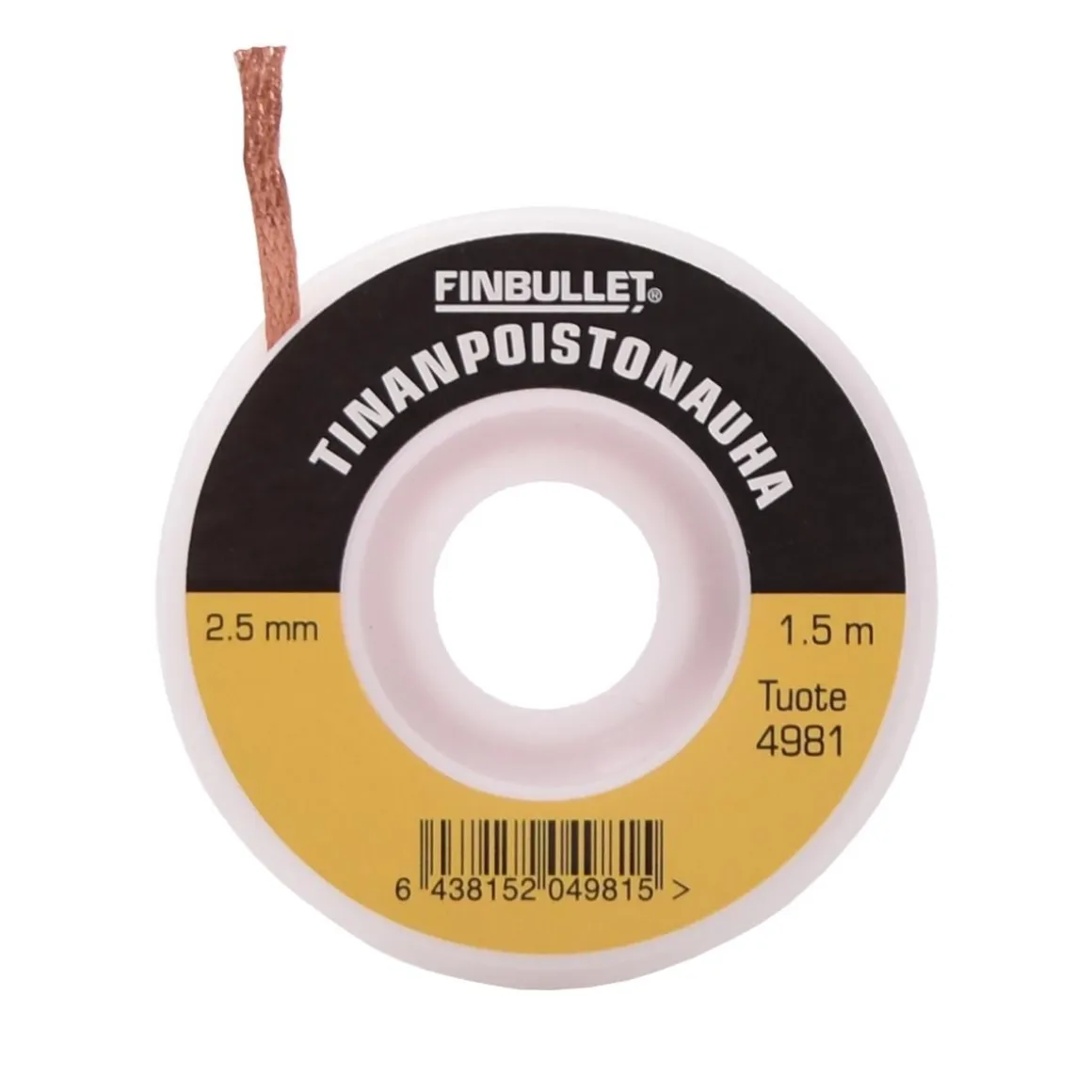FINBULLET TINANPOISTONAUHA 2,5MM X 1,5M