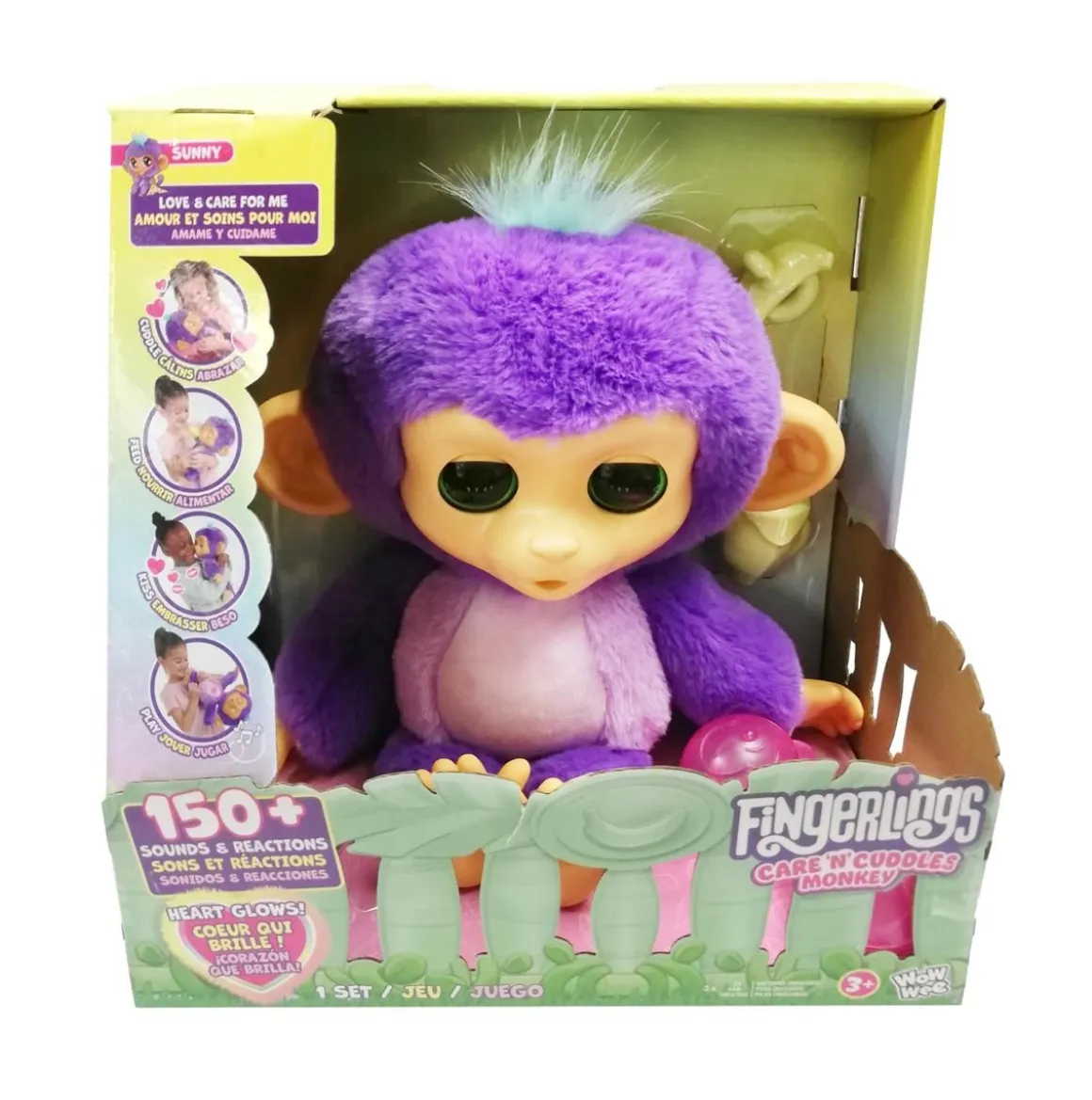 FINGERLINGS CARE N CUDDLES VIOLETTI APINA