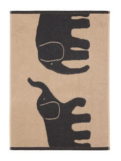 FINLAYSON KÄSIPYYHE ELEFANTTI VAPAA 50X70CM HARMAA/BEIGE