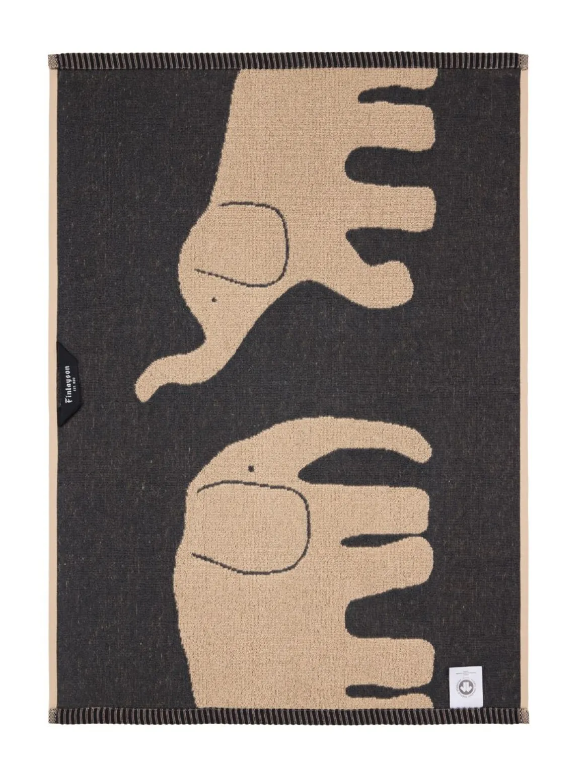 FINLAYSON KÄSIPYYHE ELEFANTTI VAPAA 50X70CM HARMAA/BEIGE
