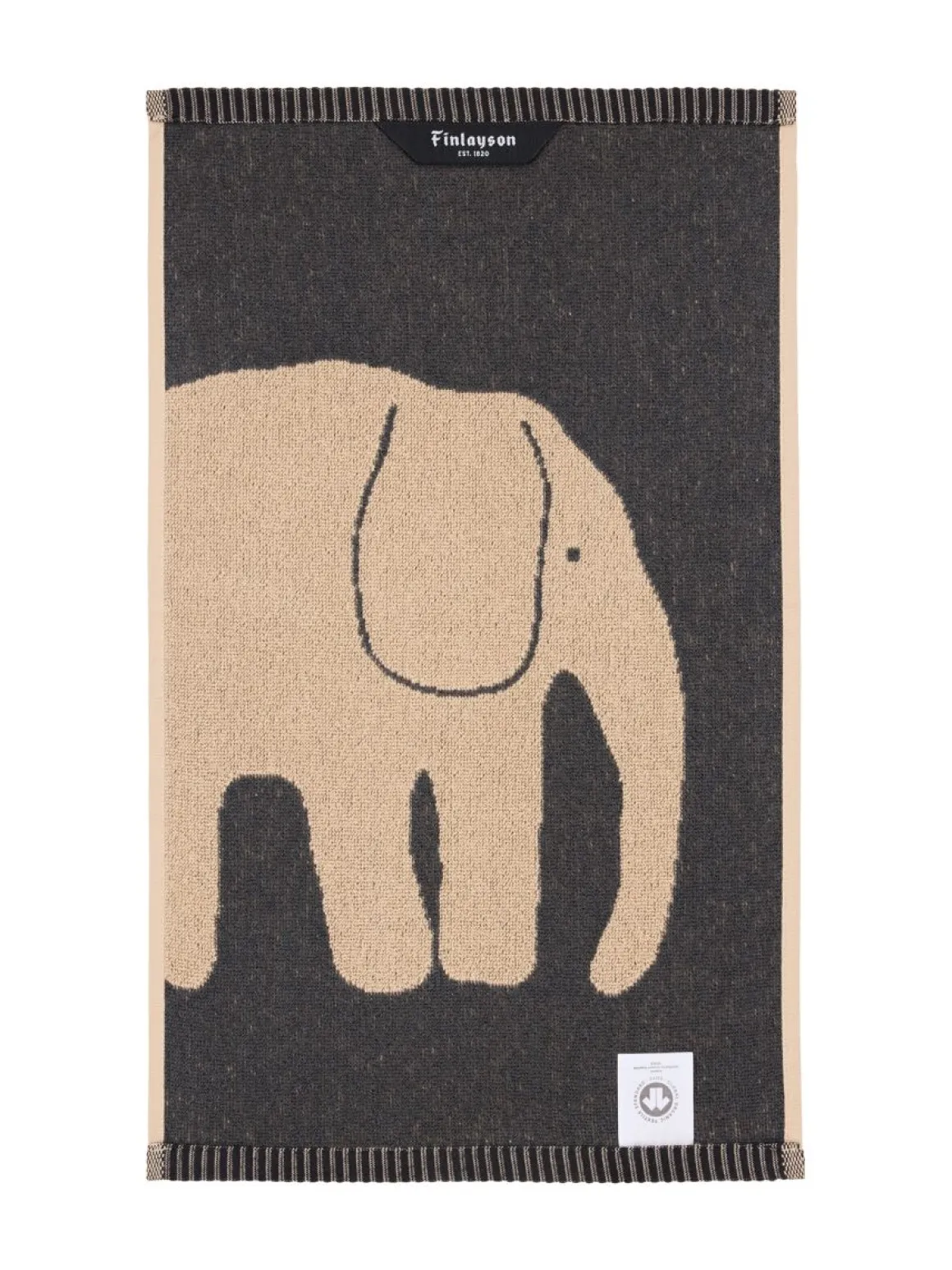 FINLAYSON KÄSIPYYHE ELEFANTTI VAPAA 30X50CM HARMAA/BEIGE