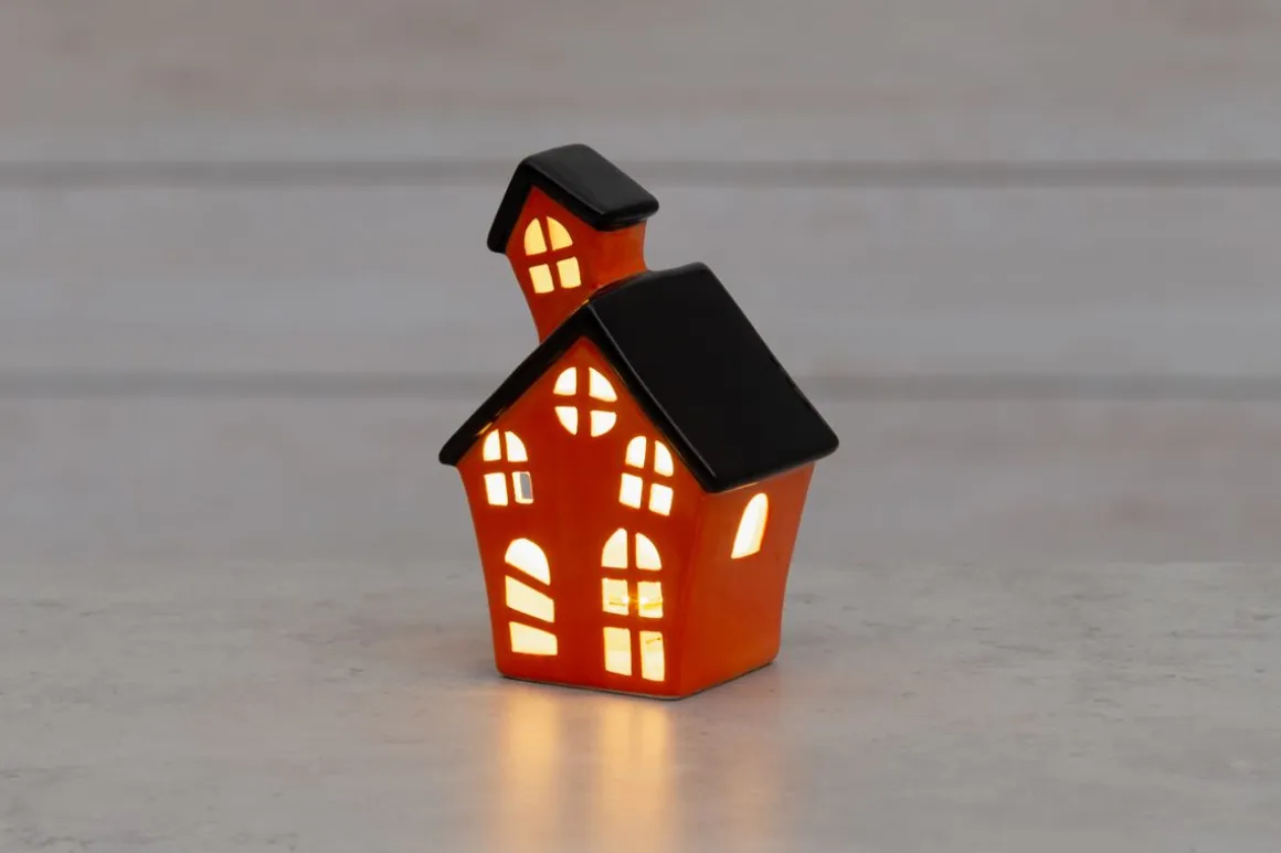 FINNLUMOR TALOLYHTY LED-VALOILLA 14,5 CM HALLOWEEN