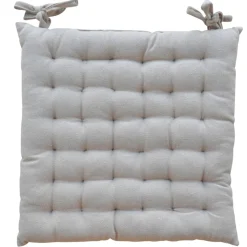 FINNMARI ISTUINPEHMUSTE 40X40CM BEIGE PUUVILLA