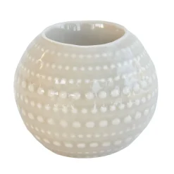 FINNMARI LÄMPÖKYNTTILÄLYHTY 9,5X9,5X7,5 CM BEIGE