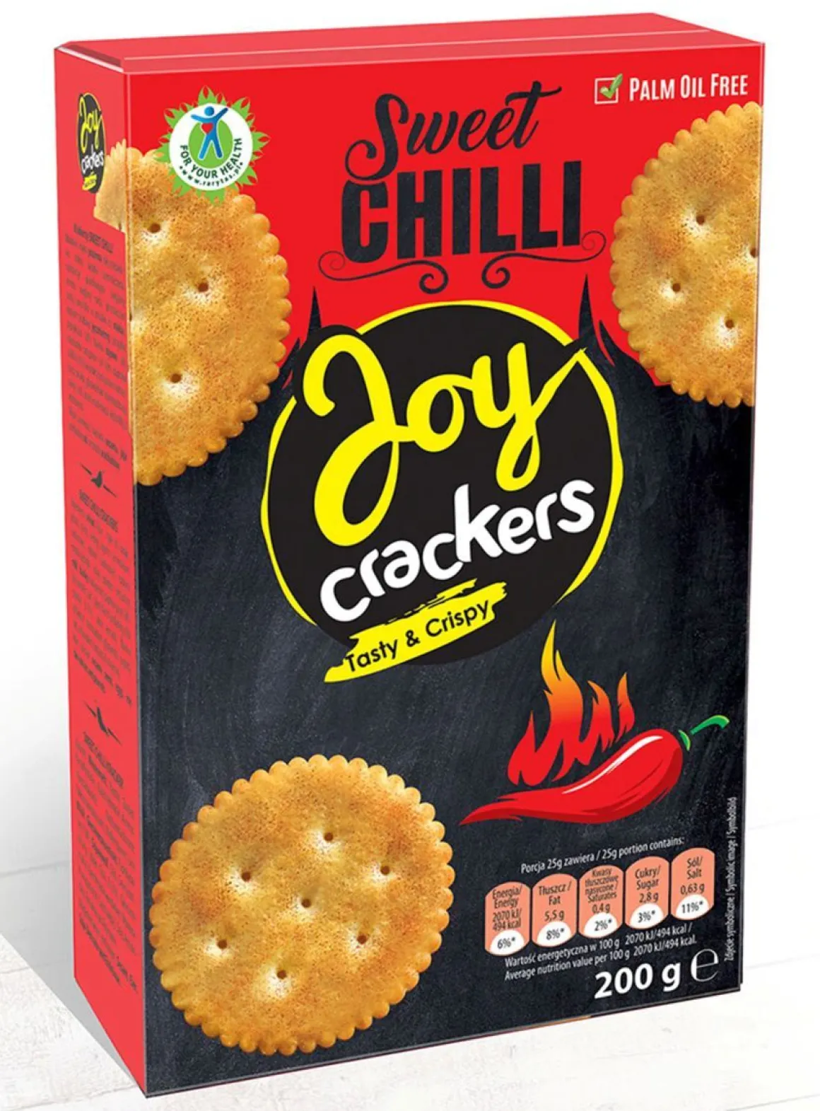FINNSWEET JOY CRACKERS SWEET CHILI 200 G