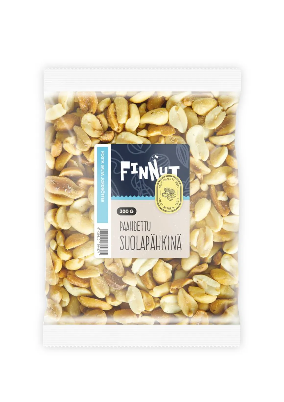 FINNUT PAAHDETTU SUOLAPÄHKINÄ 300 G