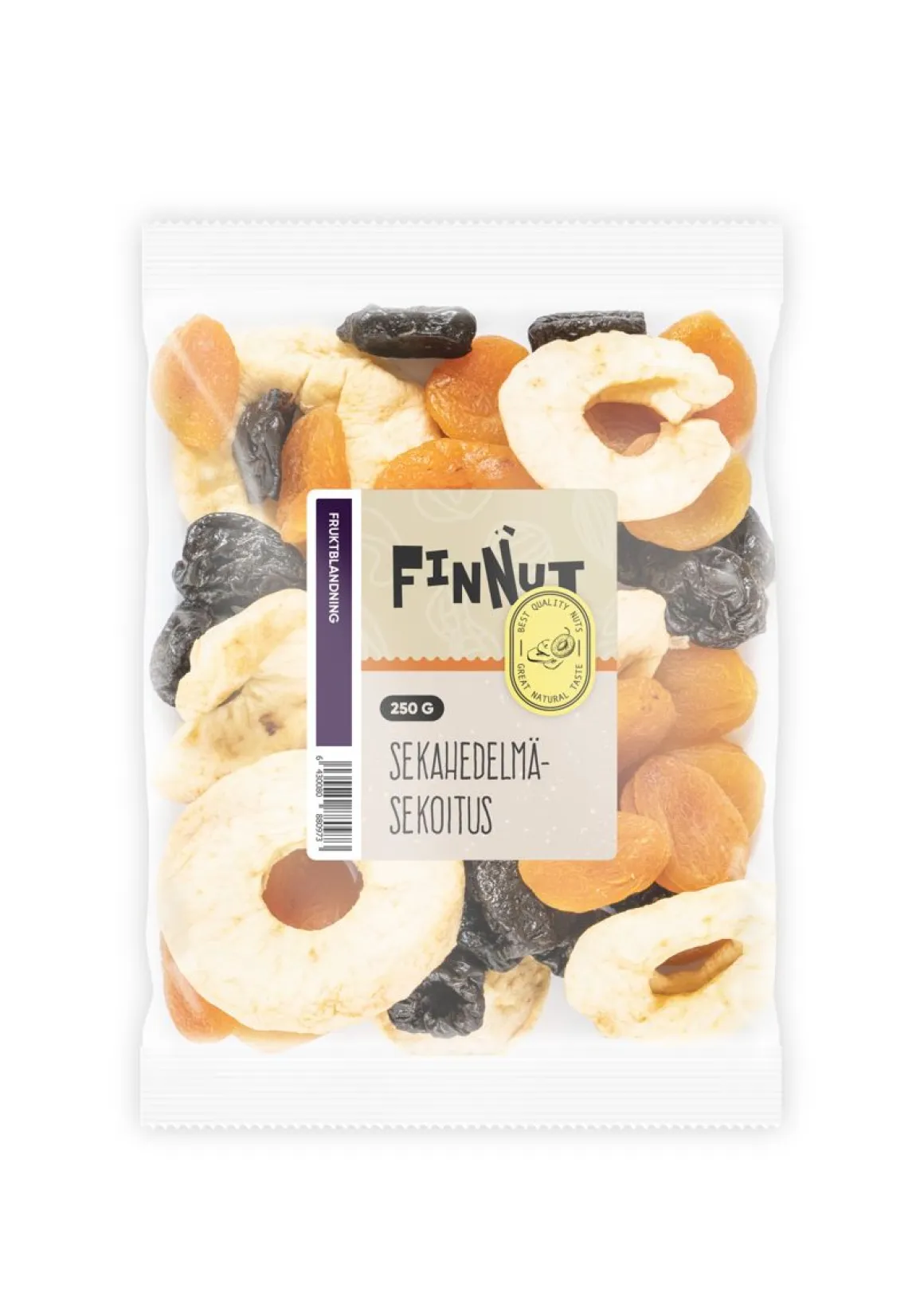 FINNUT SEKÄHEDELMÄ 250 G