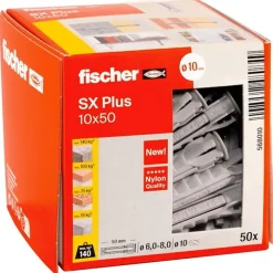 FISCHER NAILONTULPPA SX PLUS 10X50 50KPL