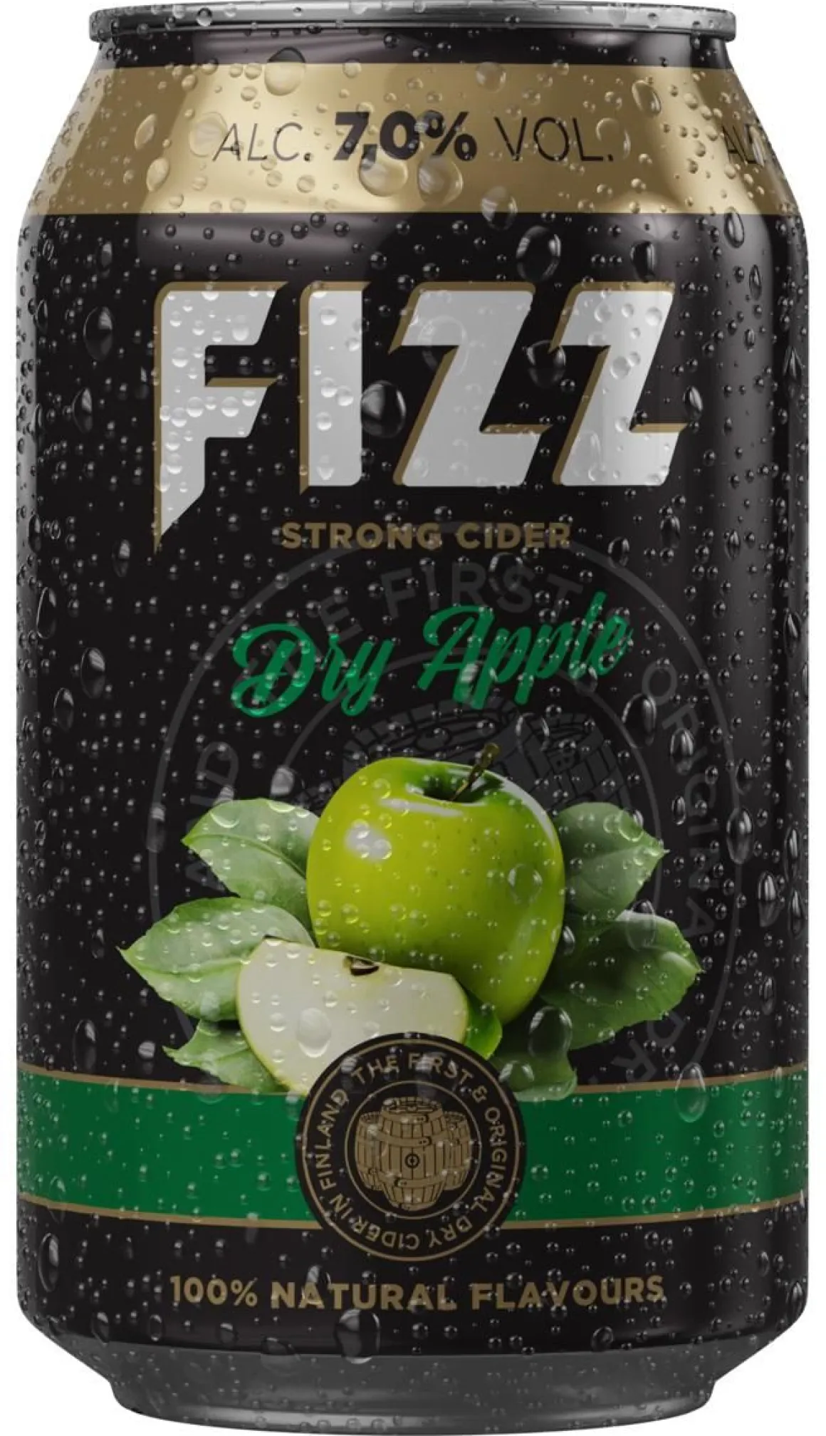 FIZZ STRONG DRY APPLE 7% TLK 330 ML