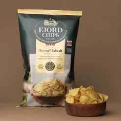 FJORDCHIPS PERUNALASTUT HAVSNØ-MERISUOLALLA 150 G