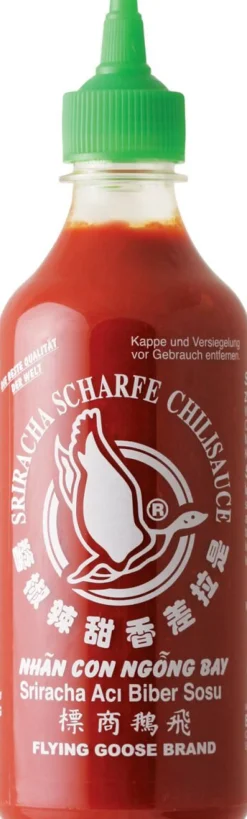 FLYING GOOSE CHILLI SAUCE SRIRACHA HOT PET-BOTTLE 455 ML