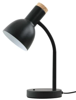 FOCUSLIGHT PÖYTAVALAISIN OSLO E27 MUSTA