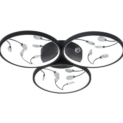 FOCUSLIGHT RINGS KATTOVALAISIN 62 CM MUSTA
