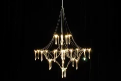 FOCUSLIGHT GLAMOUR LED RIIPPUVALAISIN 60 CM KROMI