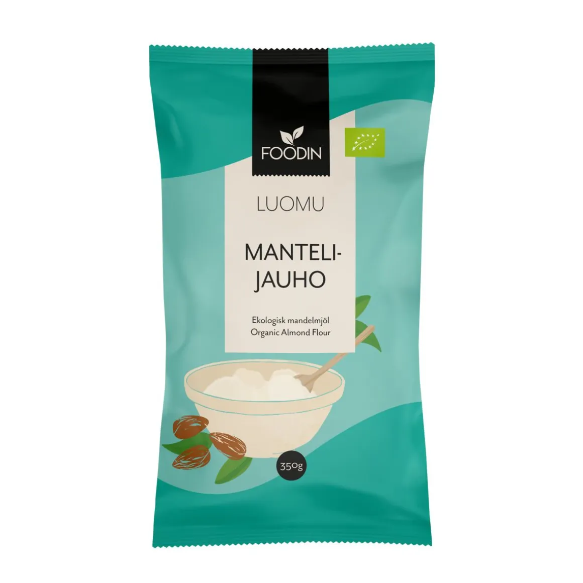 FOODIN MANTELIJAUHO, TÄYSRASVAINEN, LUOMU 350 G