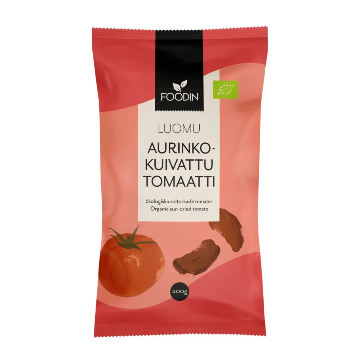 FOODIN AURINKOKUIVATTU TOMAATTI LUOMU 200 G