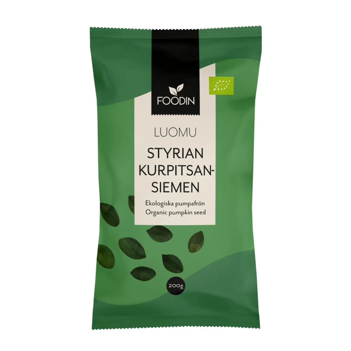 FOODIN KURPITSANSIEMEN, ITÄVALTA, LUOMU, RAAKA 200 G