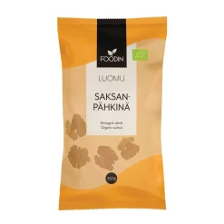 FOODIN SAKSANPÄHKINÄ LUOMU RAAKA 350 G