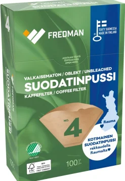 FREDMAN SUODATINPAPAPERI 1X4 100KPL