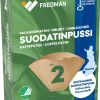 FREDMAN SUODATINPAPERI 102 RUSKEA 100KPL