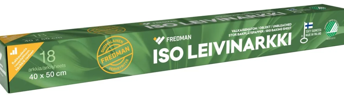 FREDMAN ISO LEIVINARKKI 40X50CM/ 18 KPL