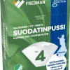 FREDMAN SUODATINPAPERI 1X4 VALKEA 100KPL