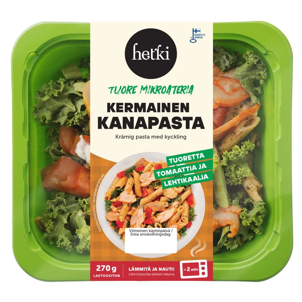 FRESH HETKI TUORE MIKROATERIA KERMAINEN KANAPASTA 270 G