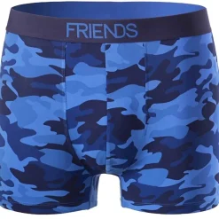 FRIENDS POIKIEN BOKSERIT 134-140 CAMO SININEN