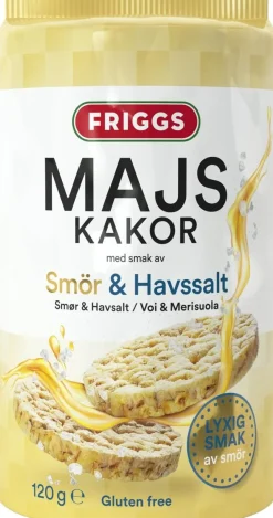 FRIGGS MAISSIKAKKU VOI - MERISUOLA GLUTEENITON 120 G
