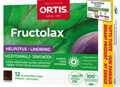 FRUCTOLAX HELPOTUS 12 KUUTIOTA 120 G