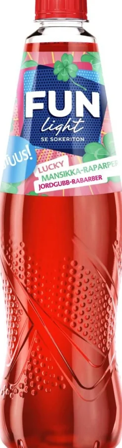 FUN LIGHT MANSIKAN JA RAPARPERIN MAKUINEN JUOMATIIVISTE 0,5L 500 ML
