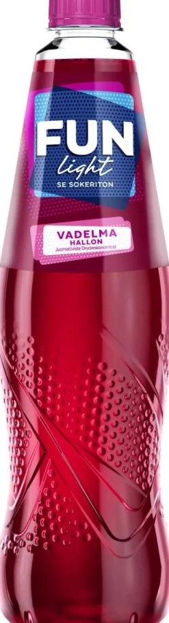 FUN LIGHT VADELMANMAKUINEN JUOMATIIVISTE 500 ML