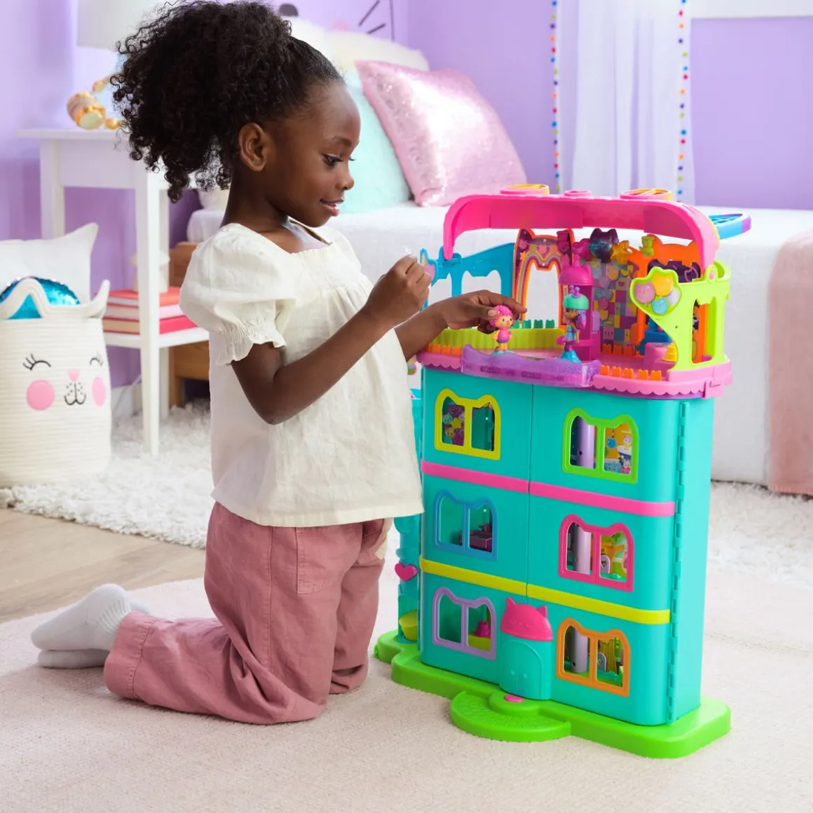 GABBY'S DOLLHOUSE KATTORULLALUISTELUJUHLASETTI
