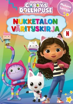 GABBY S DOLLHOUSE NUKKETALON VÄRITYSKIRJA