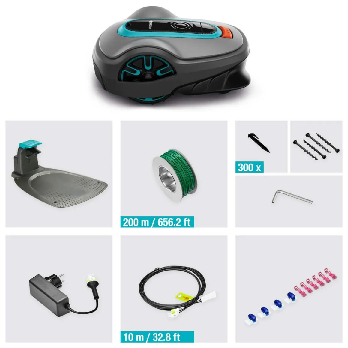 GARDENA ROBOTTIRUOHONLEIKKURI SILENO LIFE 1000