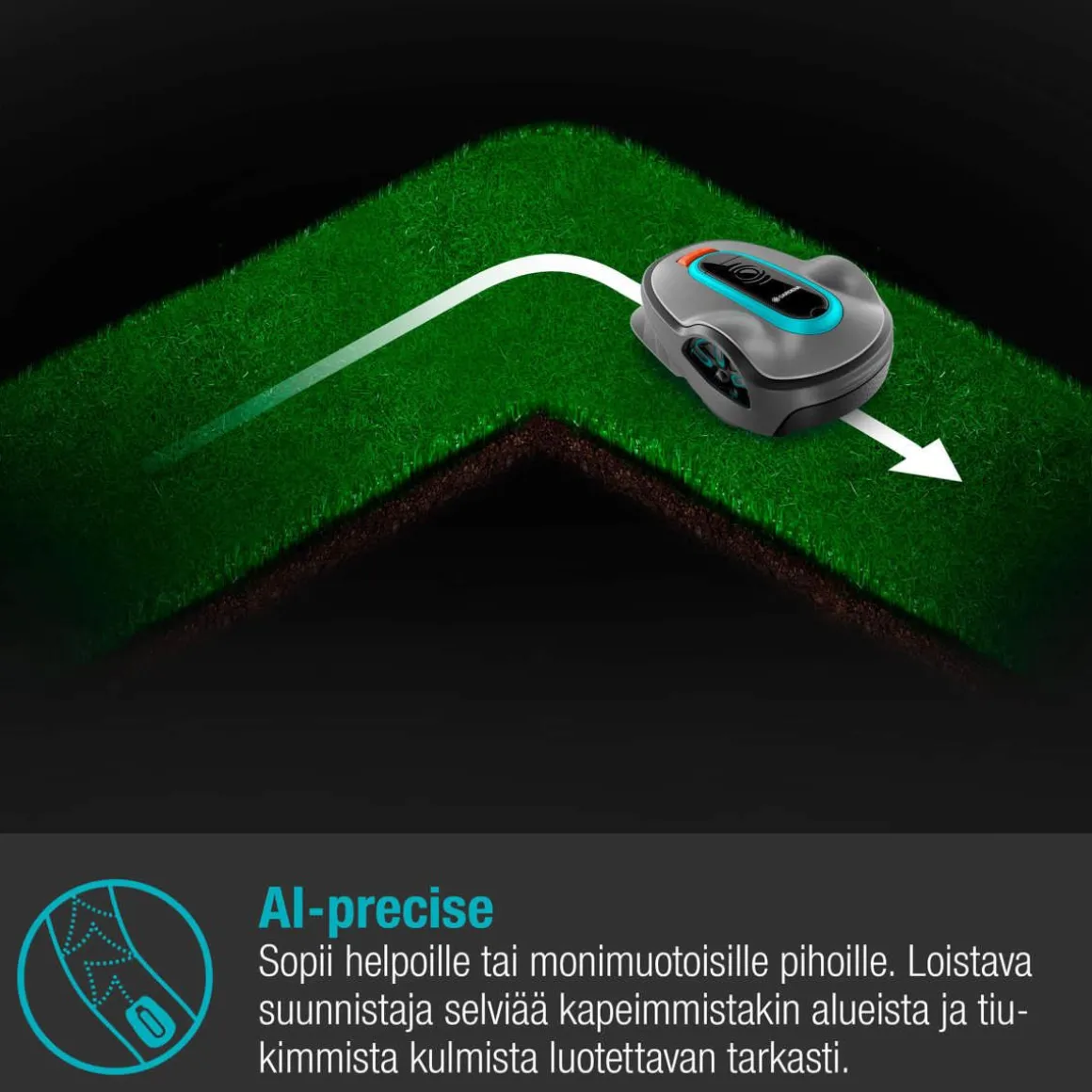 GARDENA ROBOTTIRUOHONLEIKKURI SILENO LIFE 1000