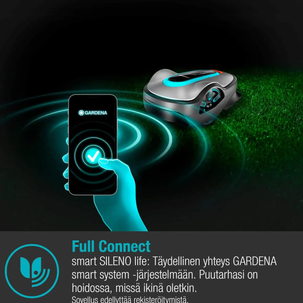 GARDENA ROBOTTIRUOHONLEIKKURI SMART SILENO LIFE 1000 LONA