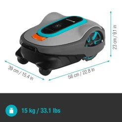 GARDENA ROBOTTIRUOHONLEIKKURI SMART SILENO LIFE 1000 LONA