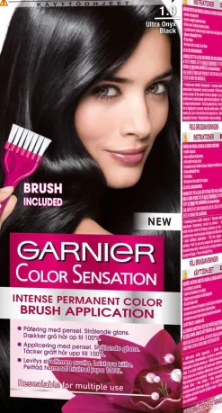 GARNIER COLOR SENSATION 1.0 ULTRA ONYX BLACK MUSTA INTENSIIVINE