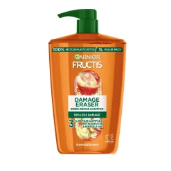 GARNIER FRUCTIS GOODBYE DAMAGE SHAMPOO VAURIOITUNEILLE JA ELOTT
