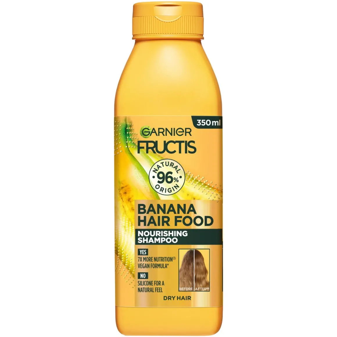 GARNIER FRUCTIS HAIR FOOD BANANA SHAMPOO KUIVILLE HIUKSILLE 350 ML