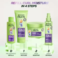 GARNIER FRUCTIS METHOD FOR CURLS HIUSNAAMIO KIHARTUVILLE HIUKSI 370