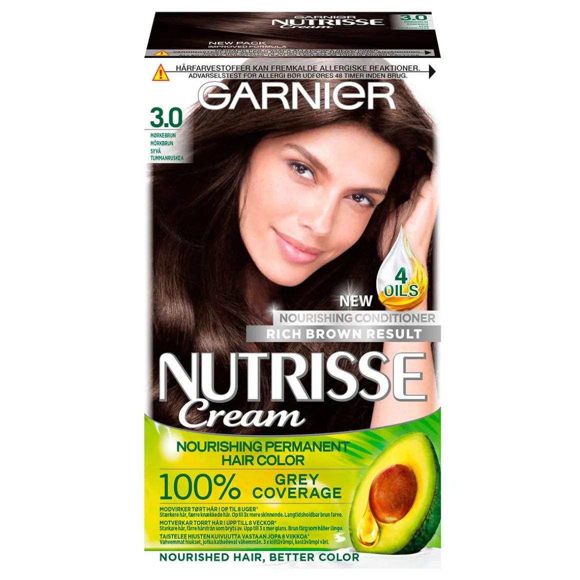 GARNIER NUTRISSE 3 SYVÄ TUMMANRUSKEA KESTOVÄRI