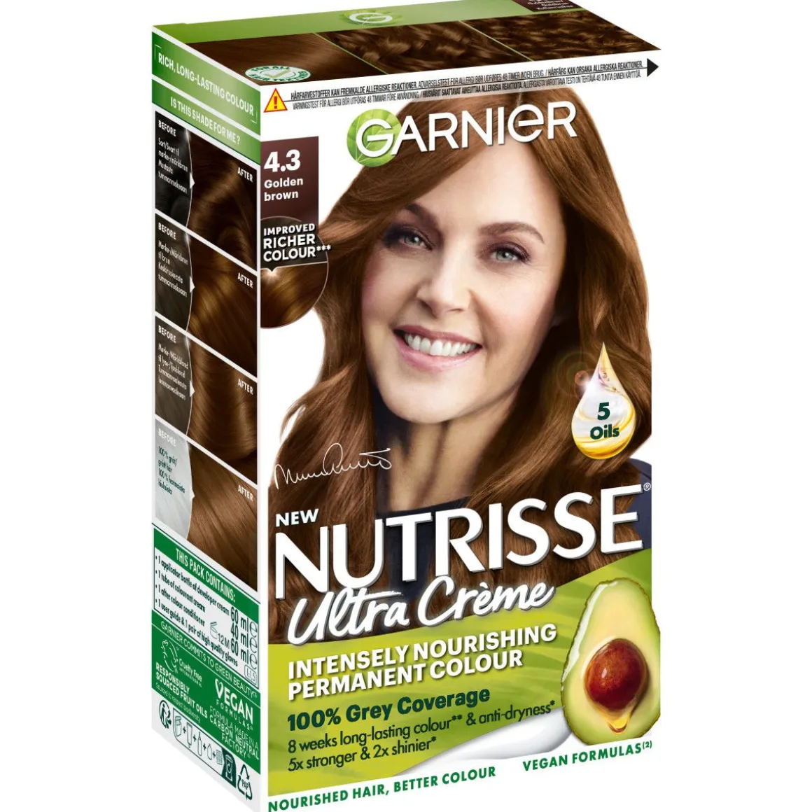 GARNIER NUTRISSE 4.3 TUMMA KULLANRUSKEA KESTOVÄRI