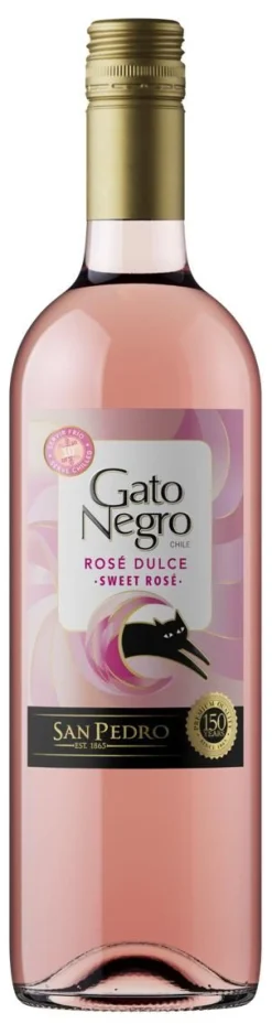 GATO NEGRO SWEET ROSE 8% KLP  750 ML