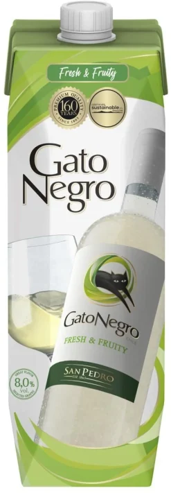 GATO NEGRO SMOOTH BLANCO 8% TETRA 1L