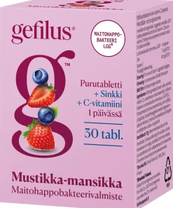 GEFILUS C+ZN MANSIKKA-MUSTIKKA PURU 30 KPL